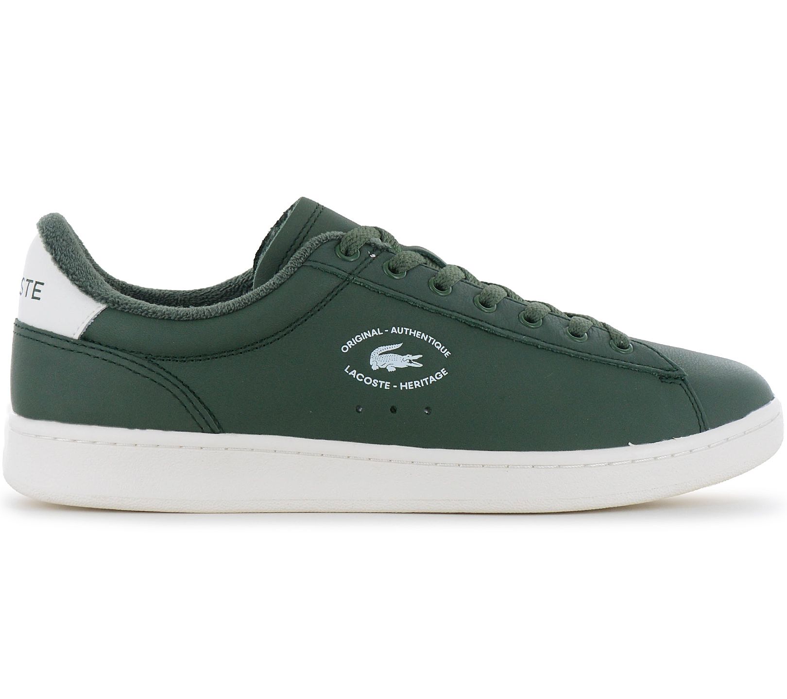 Lacoste Carnaby Set 224 - Herren Sneakers Schuhe Leder Grün 748SMA00121X3