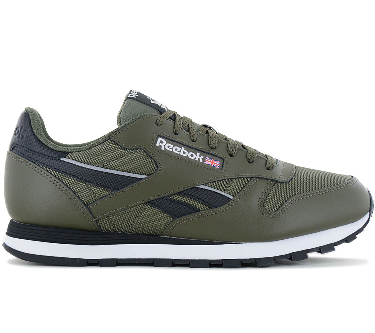 Reebok Classic Leather Cl Lthr - Herren Sneakers Schuhe Grün GZ9829