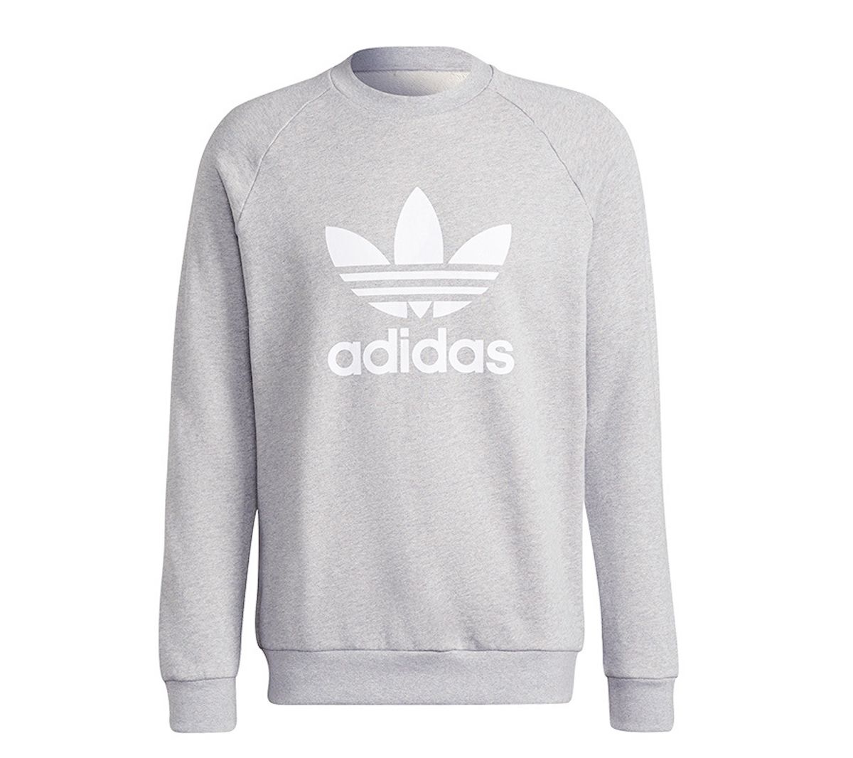 adidas adicolor Classics Trefoil Crew - Herren Pullover Sweatshirt Grau H06650
