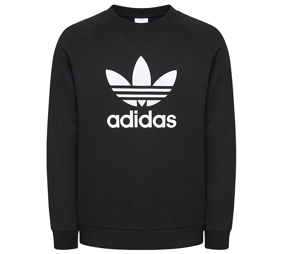 adidas adicolor Classics Trefoil Crew - Herren Pullover Sweatshirt Schwarz H06651