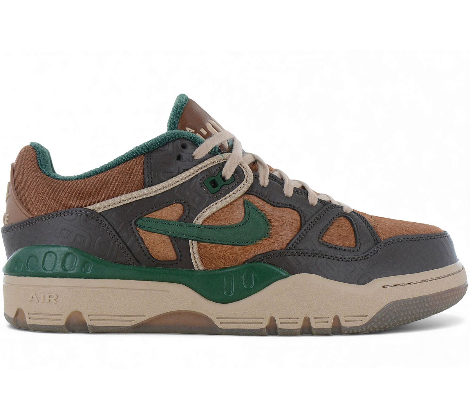 Nike x NIGO - Air Force 3 Low SP - Herren Sneakers Schuhe Braun HQ0260-201