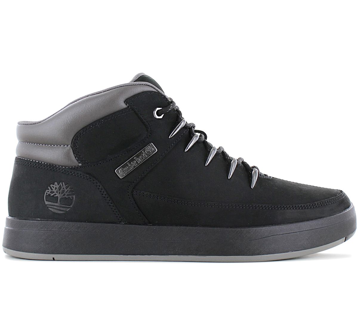 Timberland Davis Square Mid - Herren Schuhe Boots Leder Schwarz TB0A1UZK-001