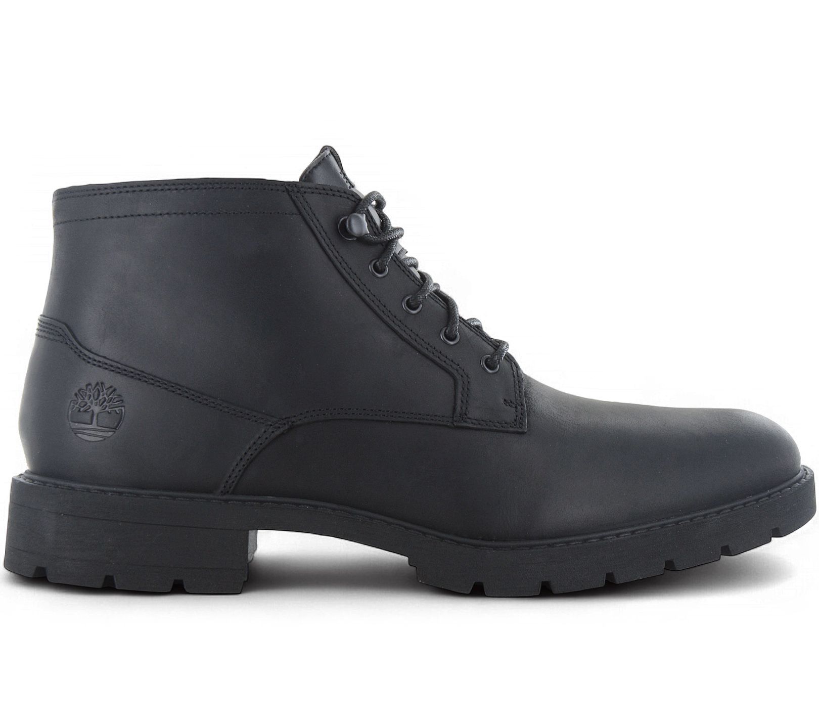 Timberland Elmhurst Mid Chukka Boot - Herren Winter Schuhe Stiefel Leder Schwarz TB0A2976-001