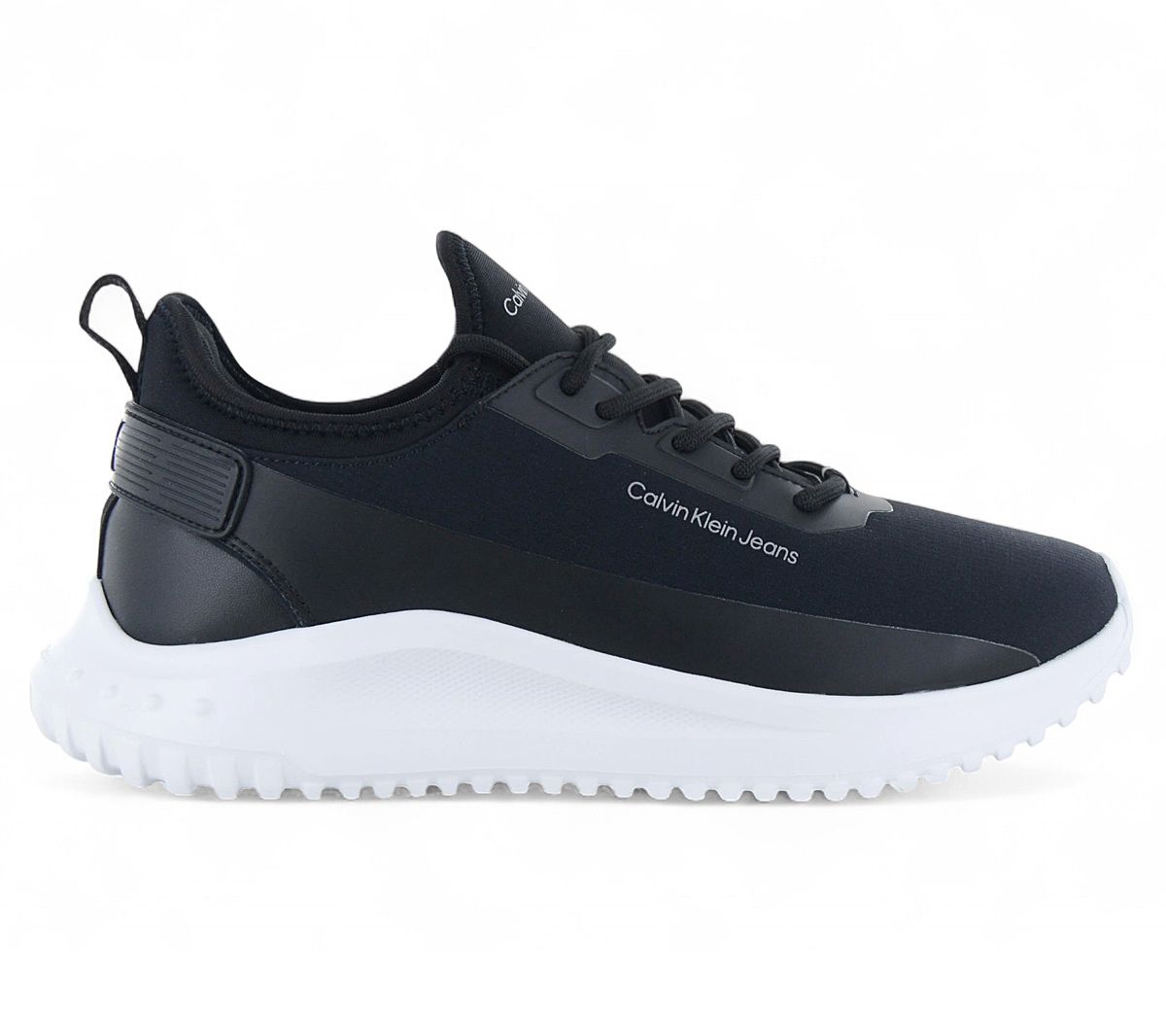 Calvin Klein Eva Runner Sock Mix - Damen Sneakers Schuhe Schwarz YW0YW01665