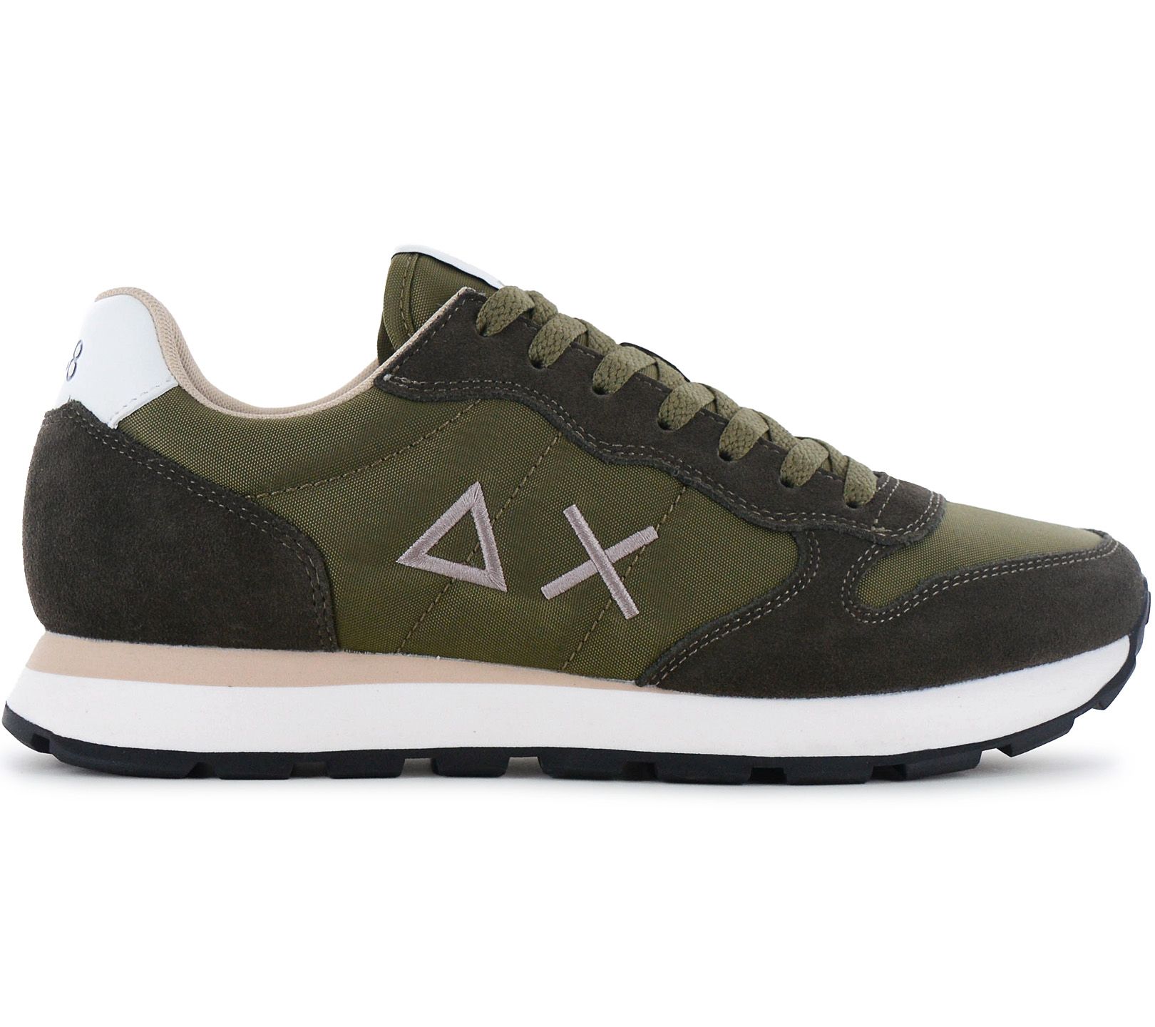 SUN68 Tom Solid - Herren Sneakers Schuhe Grün Z36101-19