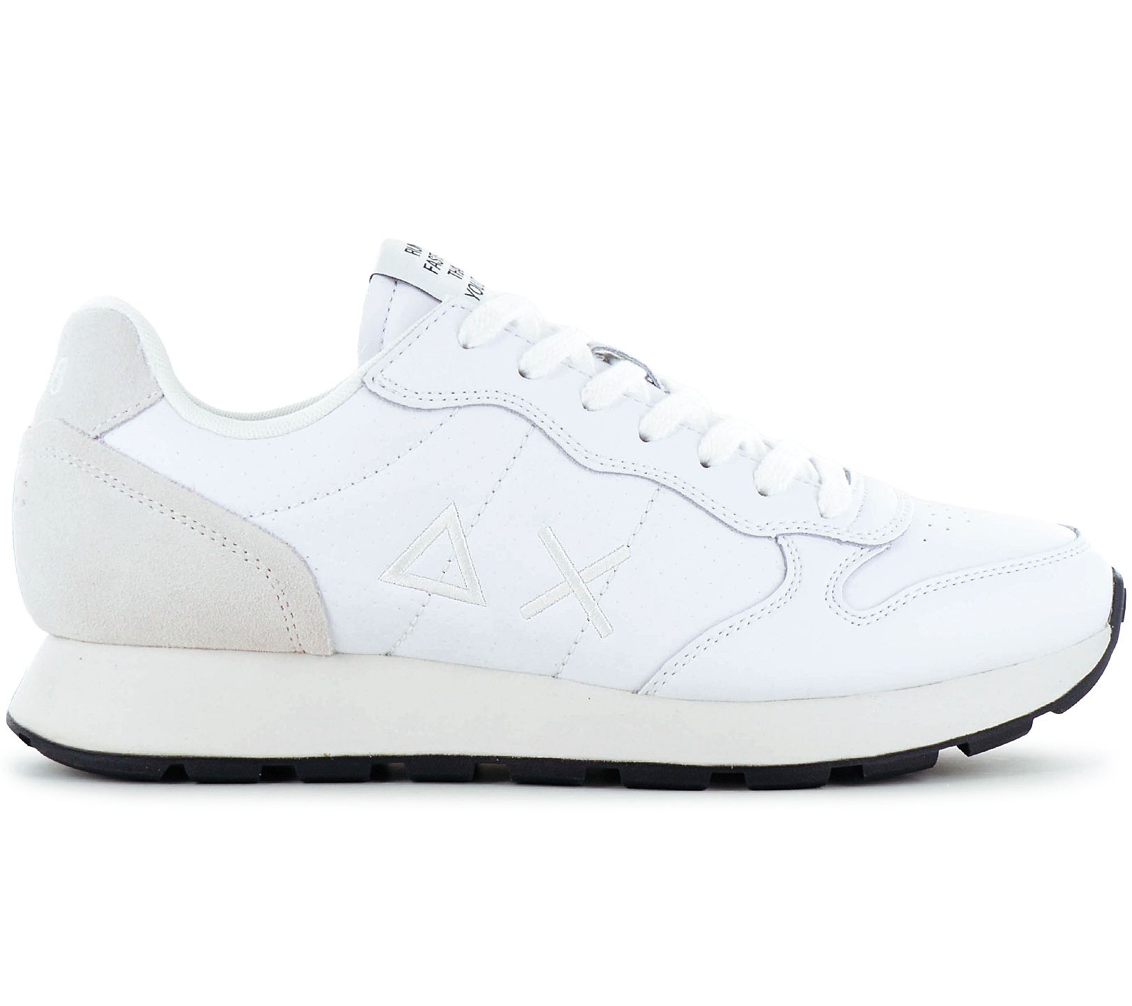SUN68 Tom Classic Leather - Herren Sneakers Schuhe Leder Weiß Z36105-01