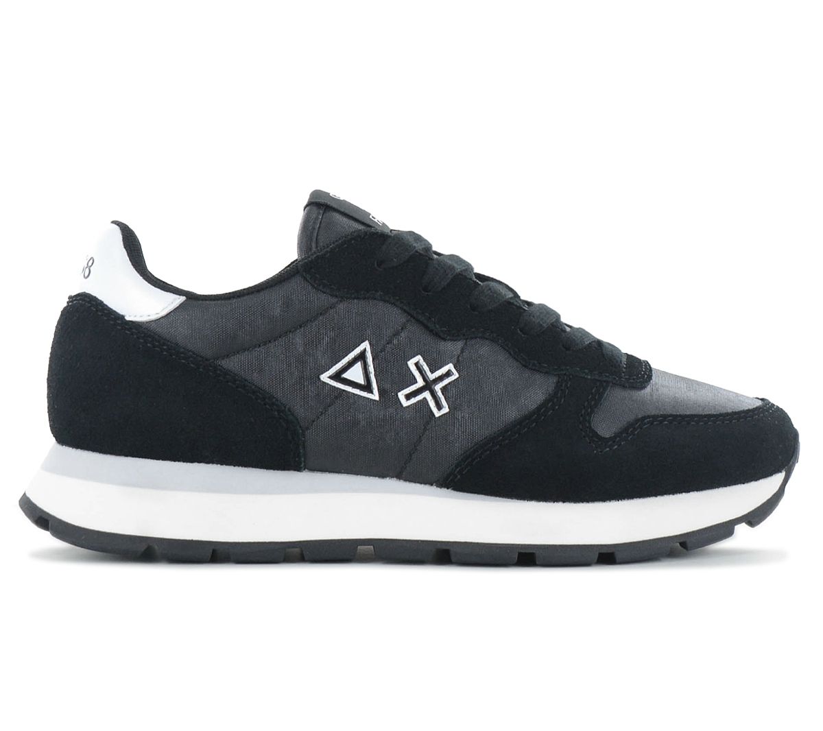 SUN68 Ally Bright Suede And Nylon - Damen Sneakers Schuhe Schwarz Z44203-11